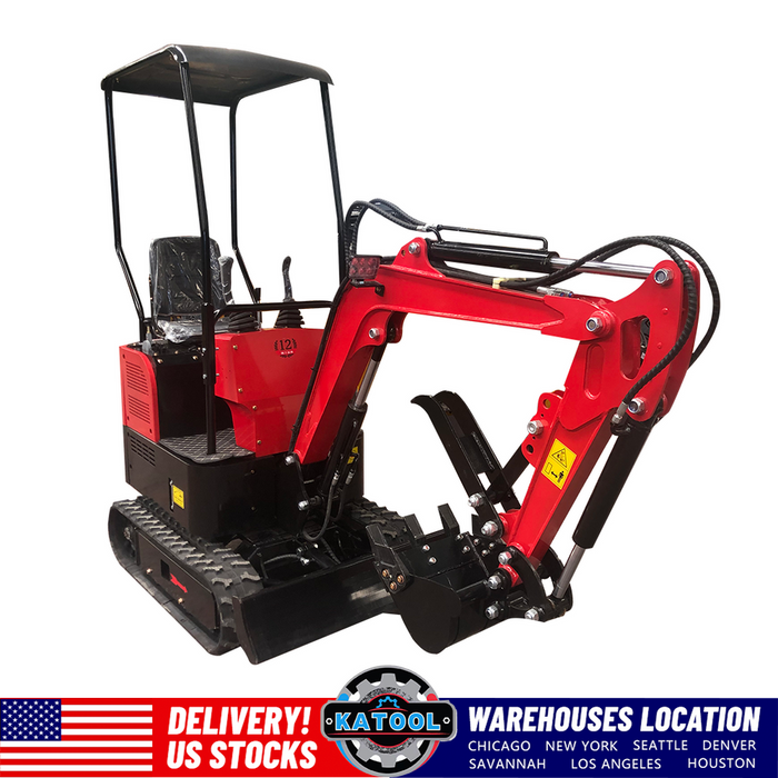 Katool KT-EX20 Mini Excavator Crawler Digger Bucket KT-EX20 /Mechanical thumb B&S Gas Engine