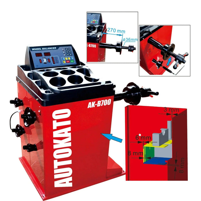 Katool Tire Changer KT-T830 & Wheel Balancer KT-B700 Combo
