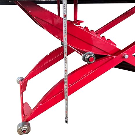 Katool KT-MOTO100LT Motorcycle Lift ATV 1000 lbs Pedal Pneumatic Pump Lift Table