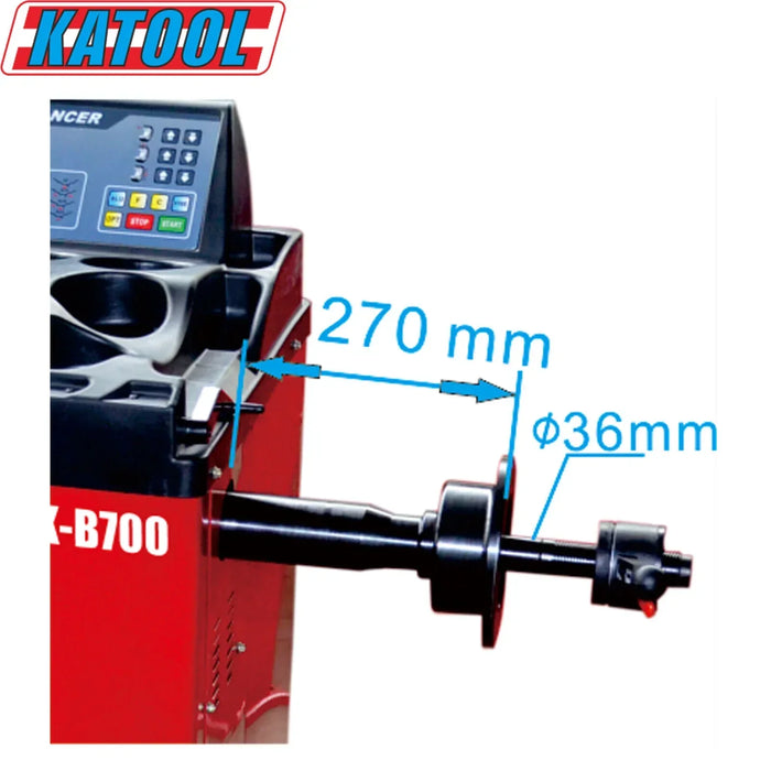 Katool Tire Changer KT-T800 & Wheel Balancer KT-B700 Combo  w/ adaptors