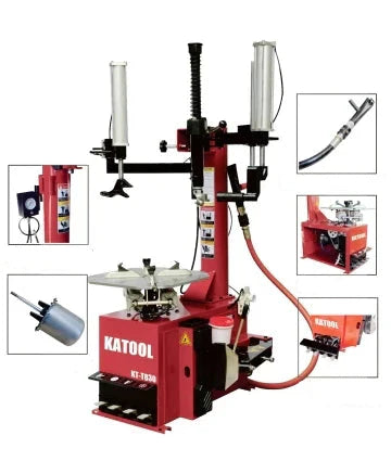 Katool Tire Changer KT-T830 & Wheel Balancer KT-B700 Combo w/ adaptors