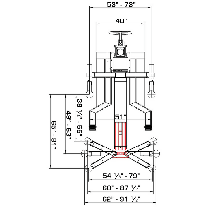 Katool Single Post Lift SPL 700