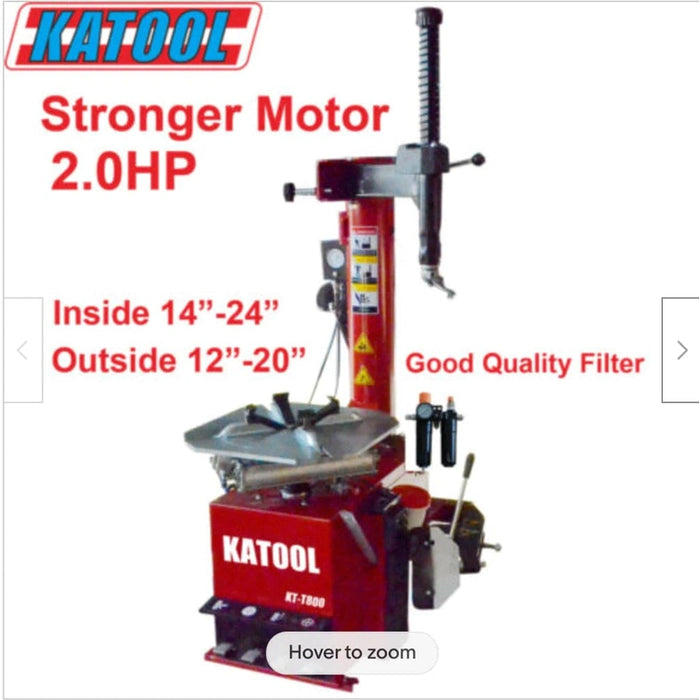 Katool KT-T800 & KT-B750 Tire Changer & Wheel Balancer Combo w/ adaptors