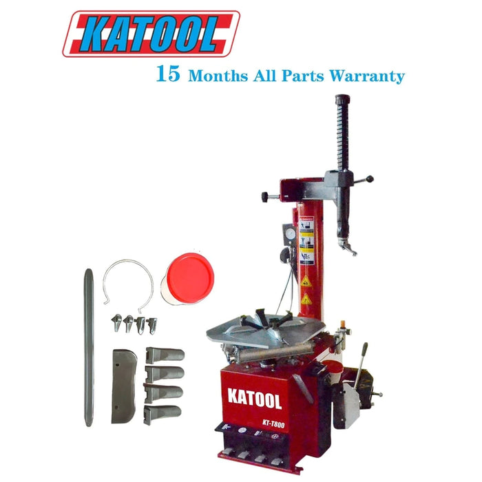 Katool KT-T800 & KT-B750 Tire Changer & Wheel Balancer Combo w/ adaptors